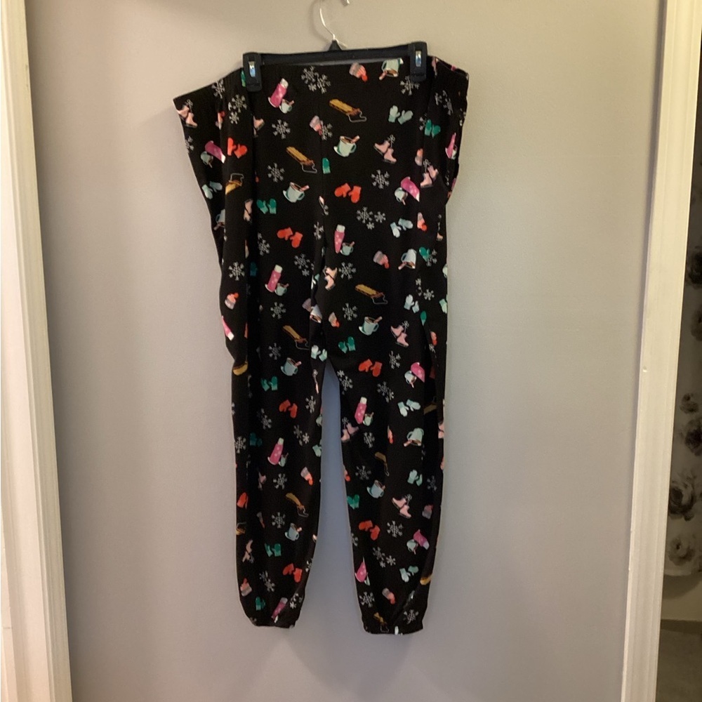 Walmart Brand holiday sleep lounge pant Woman’s size 2X - Picture 3 of 15